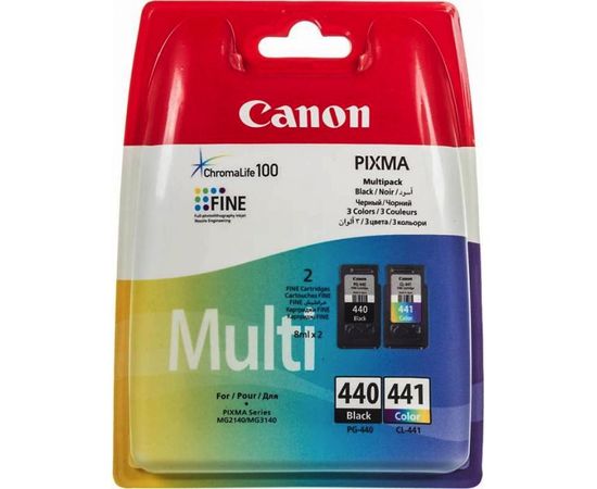 Купить Картридж Canon для Pixma MG2140/MG3140, PG-440/CL-441 Black/Color (5219B005) Multipack по лучшей цене
