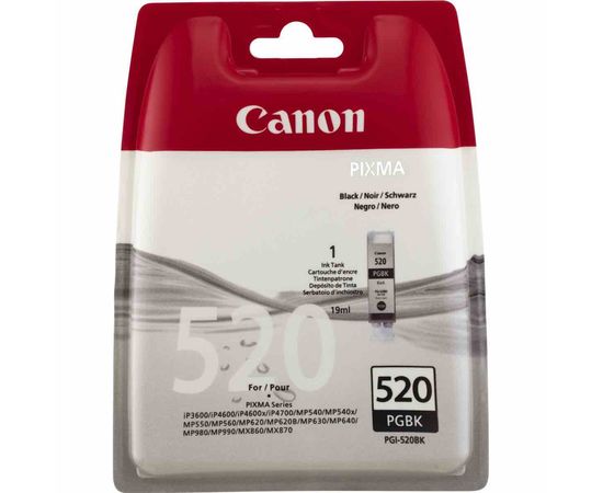 Купить Картридж Canon для Pixma iP4700/MP560/MP640 PGI-520Bk Black (2932B004) по лучшей цене