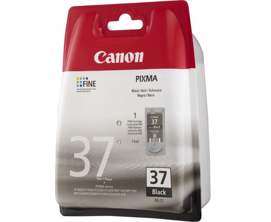 Купить Картридж Canon для Pixma iP1800/iP1900/iP2600 PG-37Bk Black (2145B005) по лучшей цене