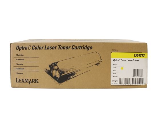 Купить Картридж тонерный Lexmark для Optra C 4000 копий Yellow (1361213) по лучшей цене