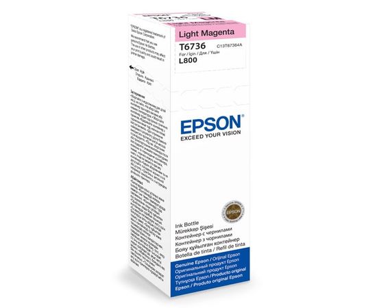 Купить Контейнер с чернилами Epson для L800 Light Magenta (C13T67364A) по лучшей цене