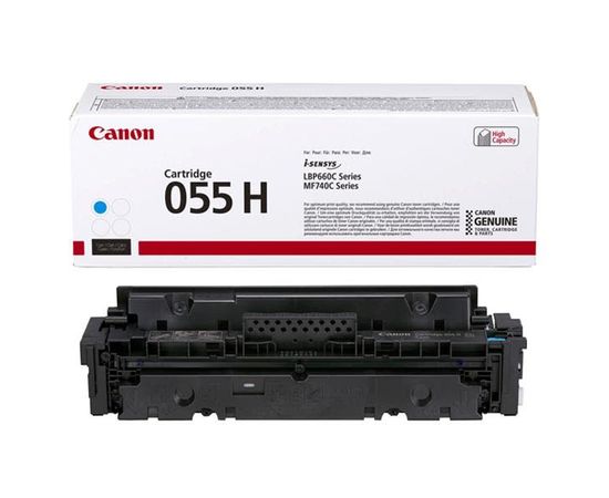 Купить Картридж тонерный Canon 055H для MF-742Cdw 5900 копий Cyan (3019C002) по лучшей цене