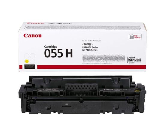 Купить Картридж тонерный Canon 055H для MF-742Cdw 5900 копий Yellow (3017C002) по лучшей цене