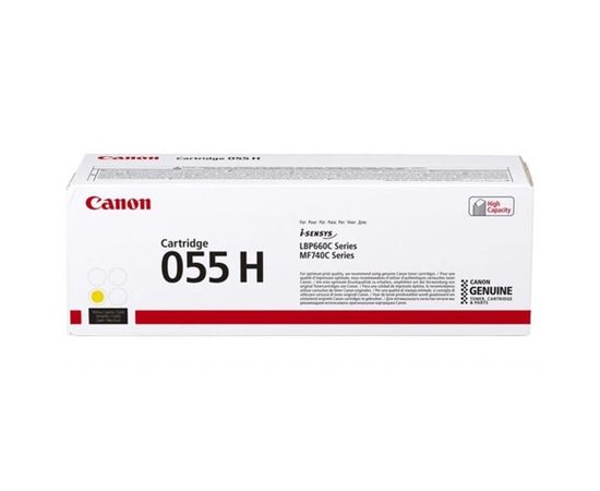 Купить Картридж тонерный Canon 055H для MF-742Cdw 5900 копий Yellow (3017C002) по лучшей цене