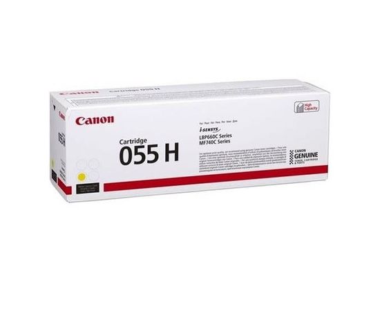 Купить Картридж тонерный Canon 055H для MF-742Cdw 5900 копий Yellow (3017C002) по лучшей цене