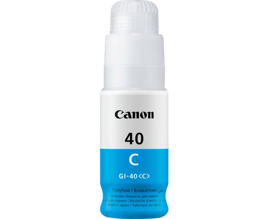 Купить Контейнер с чернилами Canon для GM2040/G5040/G6040, GI-40C Cyan (3400C001) по лучшей цене