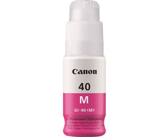 Купить Контейнер с чернилами Canon для GM2040/G5040/G6040, GI-40M Magenta (3401C001) по лучшей цене