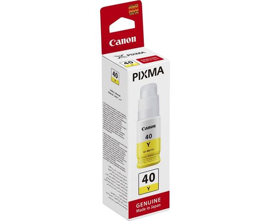 Купить Контейнер с чернилами Canon для GM2040/G5040/G6040, GI-40Y Yellow (3402C001) по лучшей цене