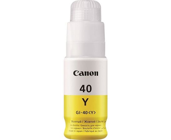Купить Контейнер с чернилами Canon для GM2040/G5040/G6040, GI-40Y Yellow (3402C001) по лучшей цене