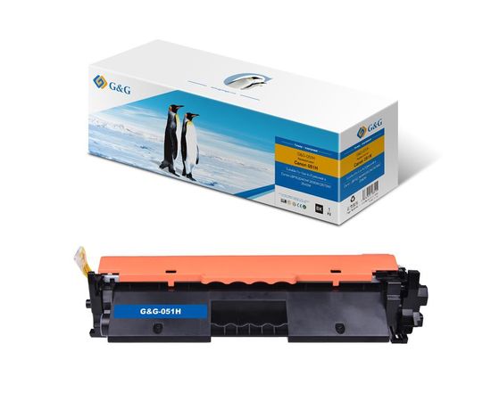 Купить Картридж тонерный G&G для Canon LBP-162DW, MF264/267/269DW аналог Canon 051H, 2169C002 (G&G-051H) по лучшей цене