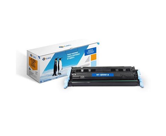 Купить Картридж тонерный G&G для HP CLJ 1600/2600/2605 аналог Q6001A Cyan (G&G-Q6001A) по лучшей цене