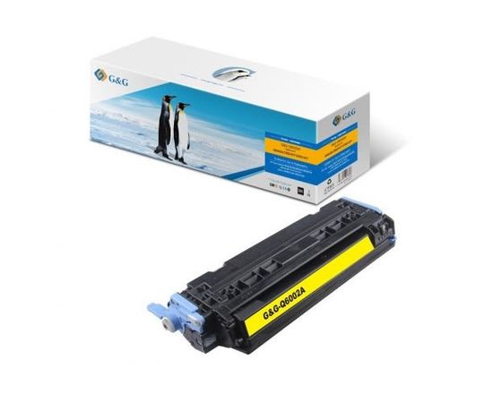 Купить Картридж тонерный G&G для HP CLJ 1600/2600/2605 аналог Q6002A Yellow (G&G-Q6002A) по лучшей цене