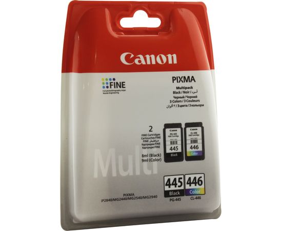 Купить Комплект струйных картриджей Canon для Pixma MG2440/MG2540 PG-445/CL-446 Black/Color (8283B004) Multipack по лучшей цене