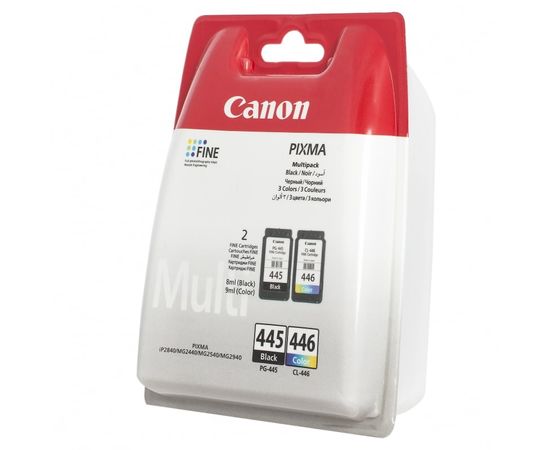 Купить Комплект струйных картриджей Canon для Pixma MG2440/MG2540 PG-445/CL-446 Black/Color (8283B004) Multipack по лучшей цене