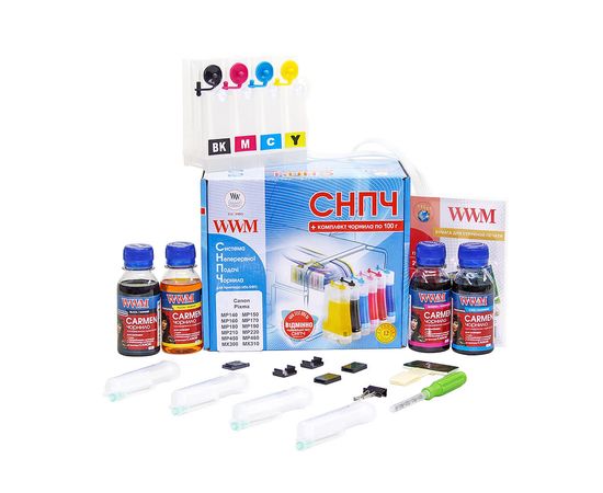 Купить Система непрерывной подачи чернил WWM для Canon Pixma MP140/MP190/MX210/MX300 (IS.0117U) c универсальными чернилами CARMEN по лучшей цене