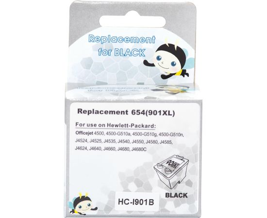 Купить Картридж Microjet для HP №901XL Black (CC654AE) (HC-I901B) по лучшей цене