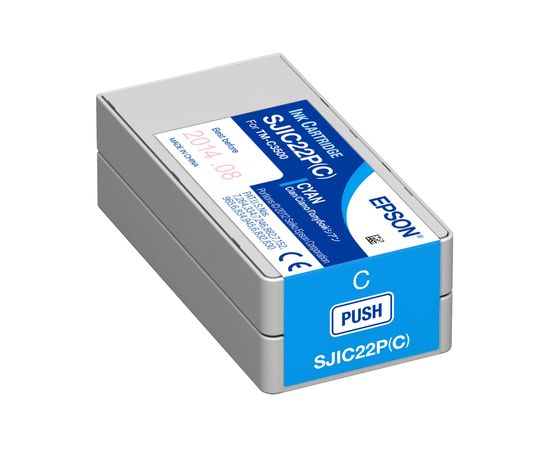 Купить Картридж Epson для SJIC22P TM-C3500 Cyan (C33S020602) по лучшей цене