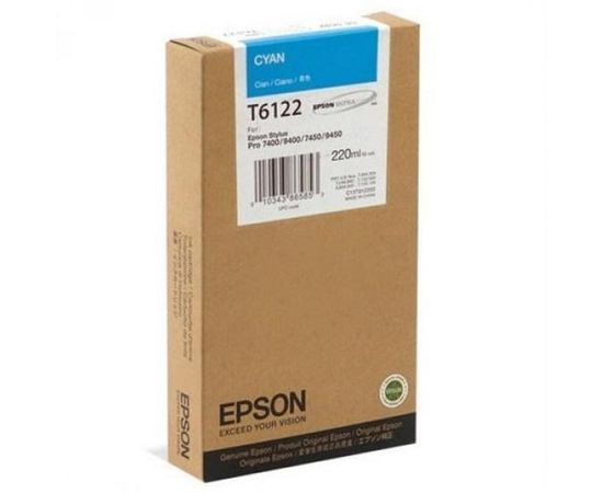 Купить Картридж Epson для Stylus Pro 7400/7800/9450 Cyan (C13T612200) повышенной емкости по лучшей цене