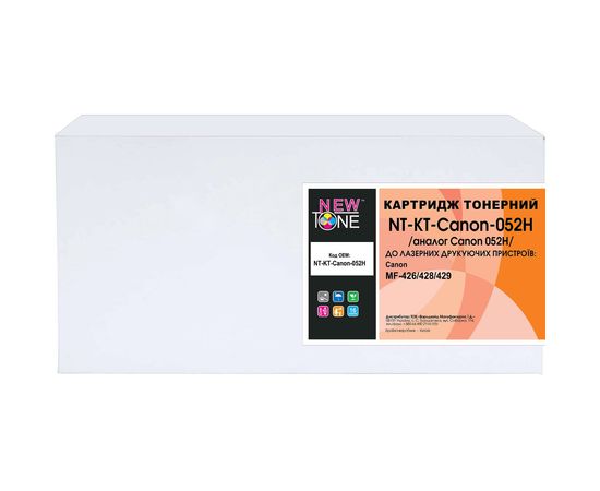 Купить Картридж тонерный NewTone для Canon MF-426/428/429 аналог Canon 052H Black (NT-KT-Canon-052H) по лучшей цене