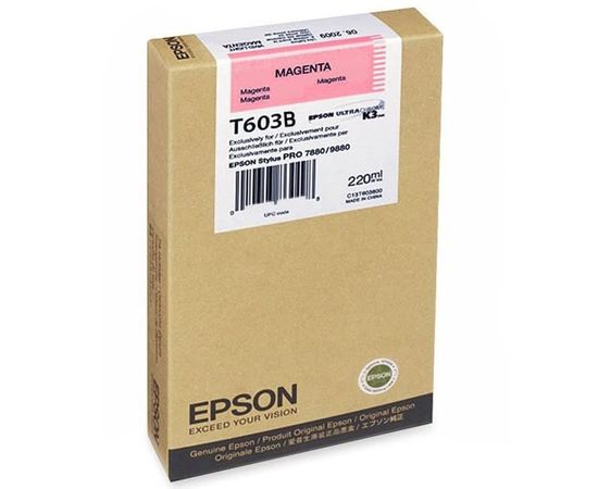 Купить Картридж Epson для Stylus Pro 7800/9800 Magenta (C13T603B00) повышенной емкости по лучшей цене