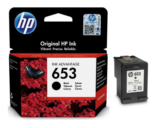 Купить Картридж HP для DJ IA 6075/6475 No.653 Black (3YM75AE) по лучшей цене