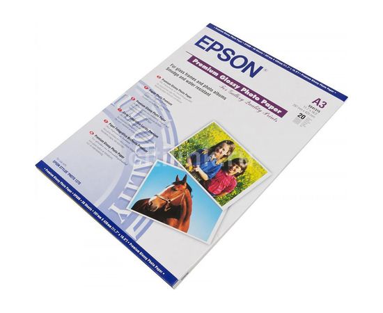 Купить Фотобумага Premium Glossy А3, 20 л Epson (C13S041315) по лучшей цене