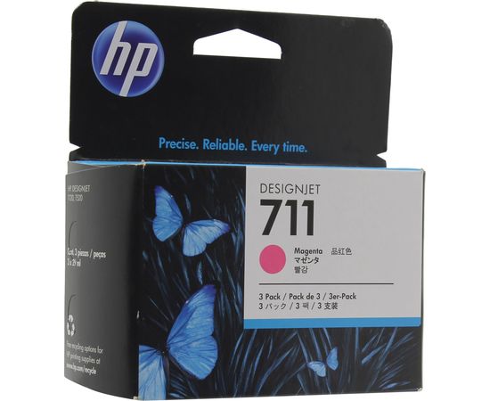 Купить Картридж HP для DesignJet T120/T520 HP 711 Magenta (CZ135A) 3шт по лучшей цене