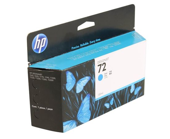 Купить Картридж HP для DesignJet T610/T1100/T1120 HP 72 Cyan (C9371A) по лучшей цене