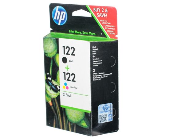 Купить Картридж HP DJ No.122 Black/color (CH561+CH562) Combo Pack (CR340HE) по лучшей цене