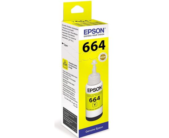 Купить Контейнер с чернилами Epson для L110/L210/L300 Yellow (C13T66444A) по лучшей цене