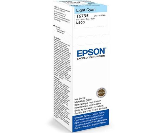 Купить Контейнер с чернилами Epson для L800 Light Cyan (C13T67354A) по лучшей цене