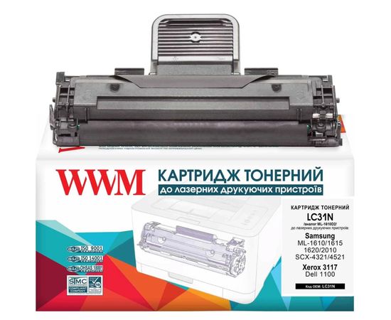 Купить Картридж тонерный WWM для Samsung ML-1610/2015 аналог MLT-D119S/SEE/ML-1610D2 Black (LC31N) по лучшей цене