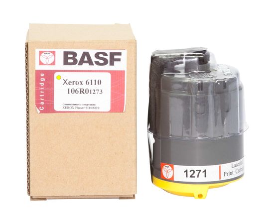 Купить Картридж тонерный BASF для Xerox Phaser 6110 аналог 106R01273 Yellow (WWMID-78313) по лучшей цене