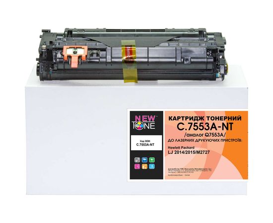 Купить Картридж тонерный NewTone для HP LJ P2015/P2014/M2727 аналог Q7553A Black (C.7553A-NT) по лучшей цене