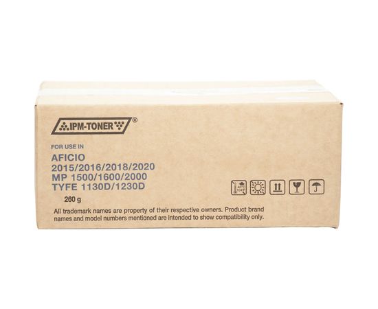 Купить Картридж IPM Ricoh Aficio 2015/2016/2018/2020/MP 1500/1600/1900/2000/Gestetner DSm615/616/618/620/715/716/721/TYPE 1130D/1230D/DT42BLK, 260г/туба по лучшей цене