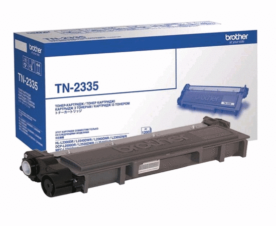 Купить Картридж тонерный Brother для HL-L2360DNR, DCP-L2500DR 1200 копий Black (TN2335) по лучшей цене