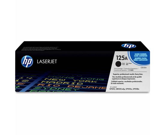 Купить Картридж тонерный HP 125A для Color LaserJet CP1215/CP1515/CM1312 2200 копий Black (CB540A) по лучшей цене