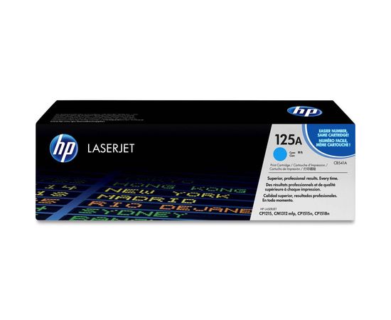 Купить Картридж тонерный HP 125A для Color LaserJet CP1215/CP1515/CM1312 1400 копий Cyan (CB541A) по лучшей цене