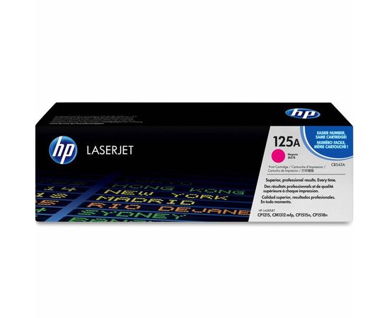 Купить Картридж тонерный HP 125A для Color LaserJet CP1215/CP1515/CM1312 1400 копий Magenta (CB543A) по лучшей цене