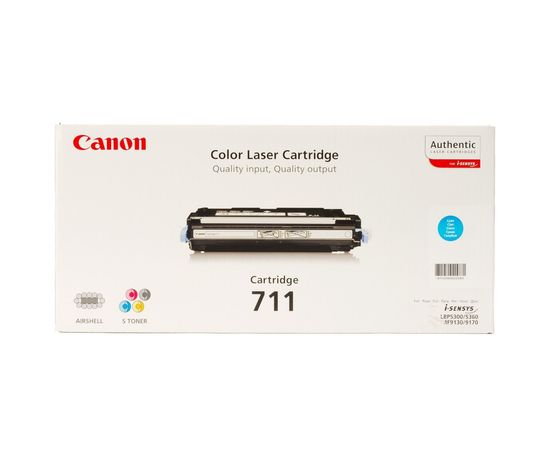 Купить Картридж тонерный Canon 711 для LBP-5300/MF8450 6000 копий Cyan (1659B002) по лучшей цене