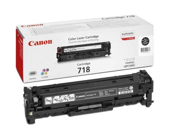 Купить Картридж тонерный Canon 718 для LBP-7200, MF9220 3400 копий Black (2662B002) по лучшей цене