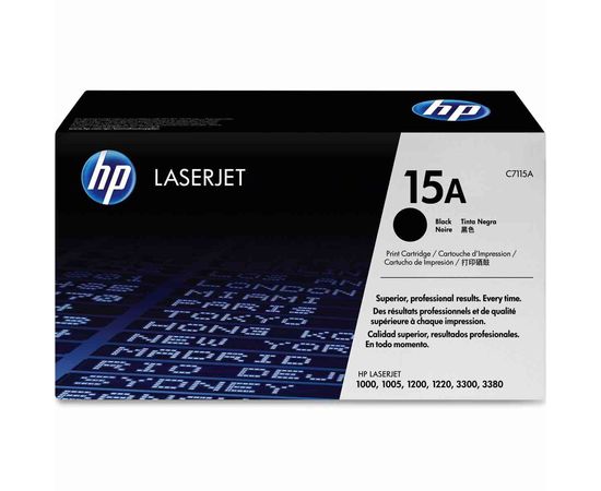 Купить Картридж тонерный HP 15A для LJ 1200/1220 2500 копий Black (C7115A) по лучшей цене