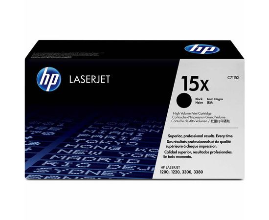 Купить Картридж тонерный HP 15X для LJ 1200/1220 3500 копий Black (C7115X) повышенной емкости по лучшей цене