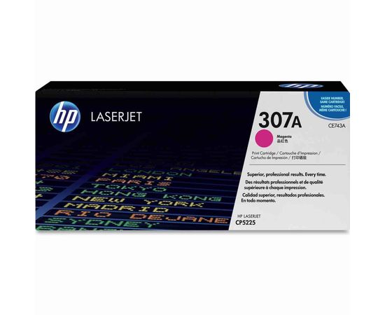 Купить Картридж тонерный HP 307A для CLJ CP5220/5225 7500 копий Magenta (CE743A) по лучшей цене