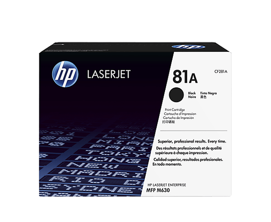 Купить Картридж тонерный HP 81A для LJ M604/M605/M606/M630 10500 копий Black (CF281A) по лучшей цене