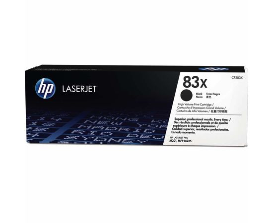 Купить Картридж тонерный HP 83X для HP LaserJet Pro M201/M225 2200 копий Black (CF283X) по лучшей цене