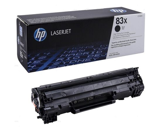 Купить Картридж тонерный HP 83X для HP LaserJet Pro M201/M225 2200 копий Black (CF283X) по лучшей цене
