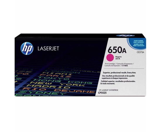 Купить Картридж тонерный HP 650A для CLJ CP5525 15000 копий Magenta (CE273A) по лучшей цене