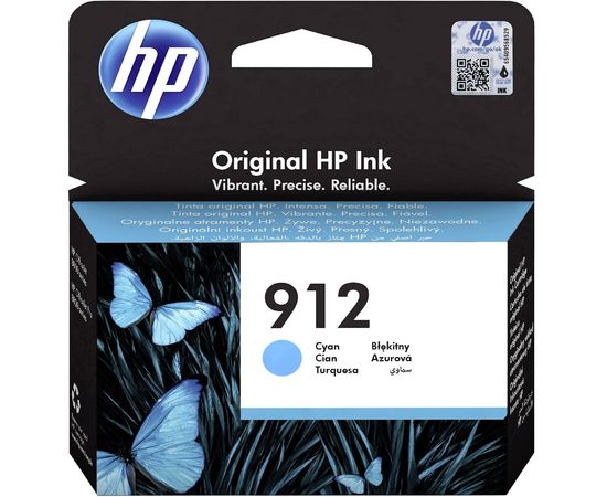 Купить Картридж HP для Officejet Pro 8023, HP 912 Cyan (3YL77AE) по лучшей цене