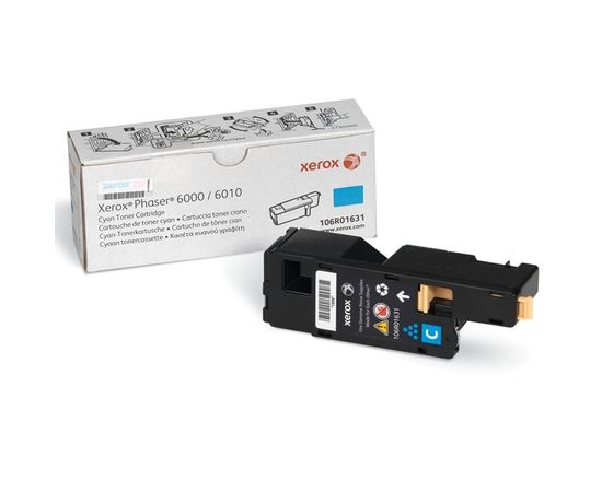 Купить Картридж тонерный Xerox для Phaser 6000/6010N 1000 копий Cyan (106R01631) по лучшей цене